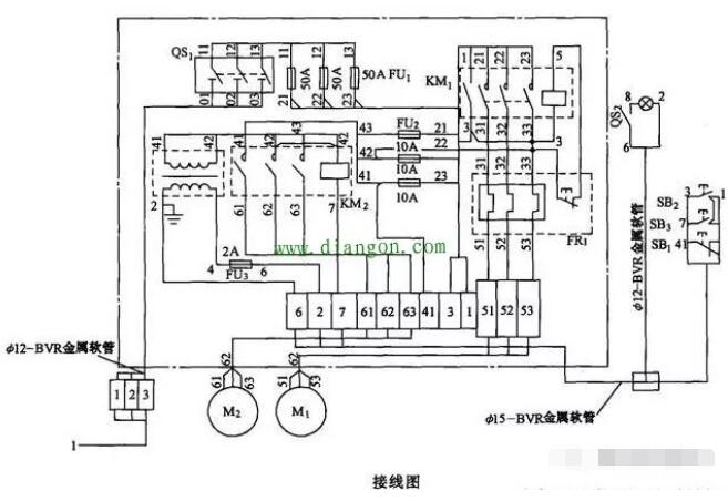 冷卻塔接線圖